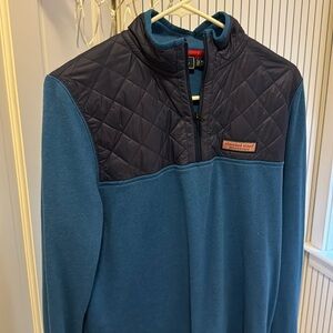 Vineyard vines mesh quarter zip